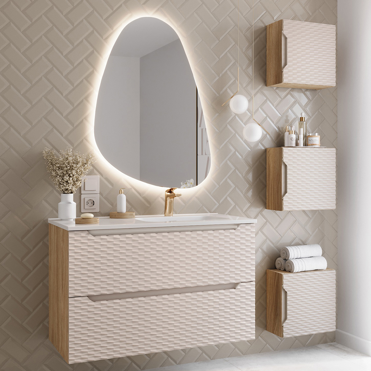 elora_beige_salle_de_bain_90cm_2_tiroirs_meuble_vasque_encastree_droit_GO2_90_R_4