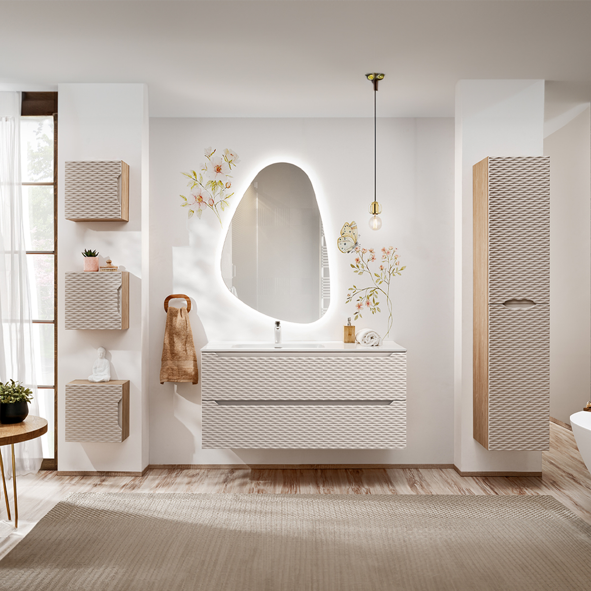elora_beige_salle_de_bain_120cm_2_tiroirs_meuble_vasque_encastree_gauche_GO2_120_L_5