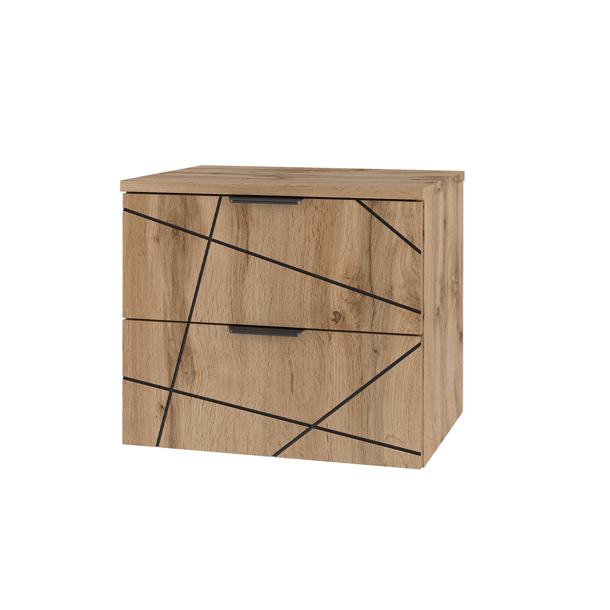 Meuble sous-vasque 60cm plan de toilette Teren Bois