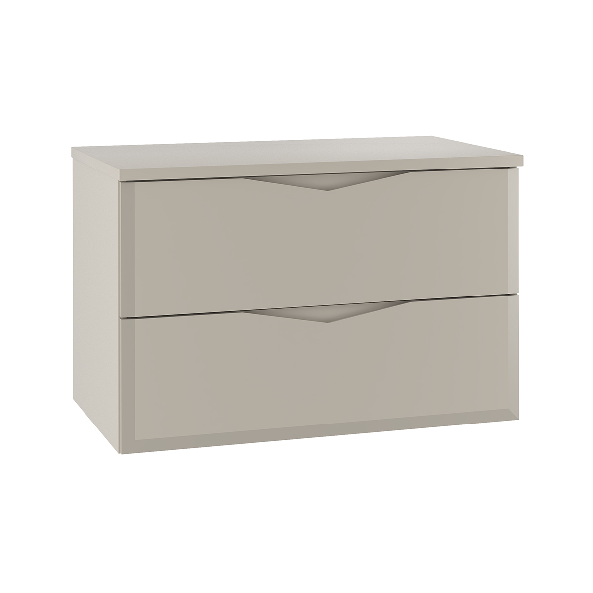 Meuble sous-vasque 80cm plan de toilette Ellie Cachemire