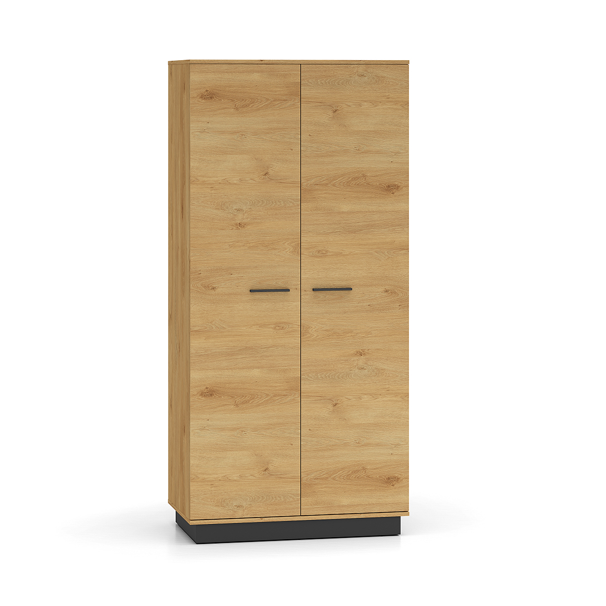 Armoire 2 portes Ysia Bois et Noir