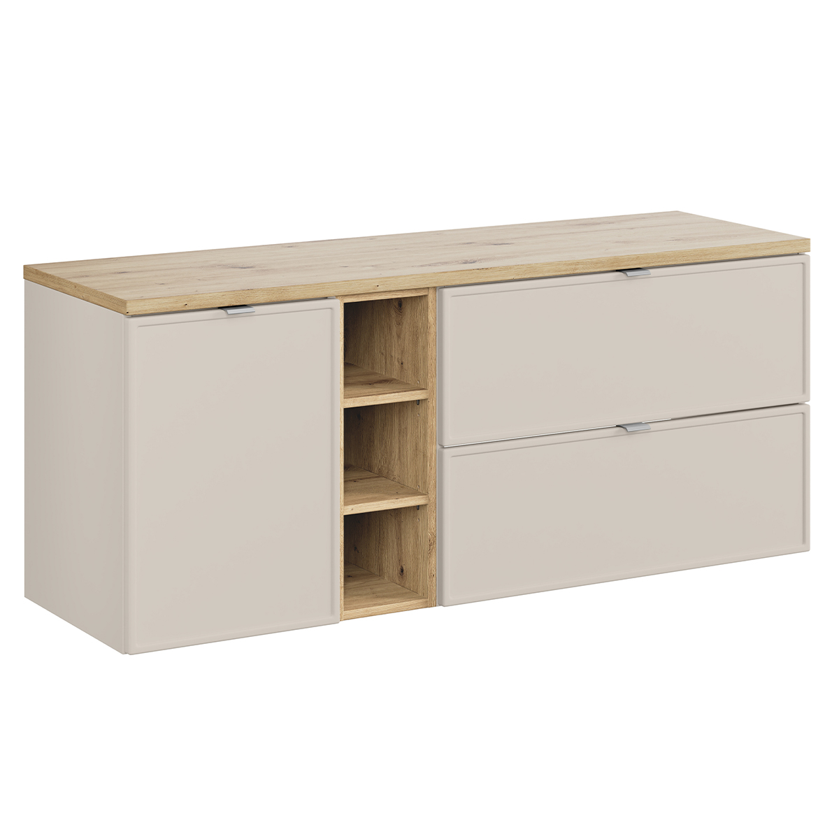 Alba_beige_salle_de_bain_140cm_niche_panier-linge_meuble_sous_vasque_plan_2