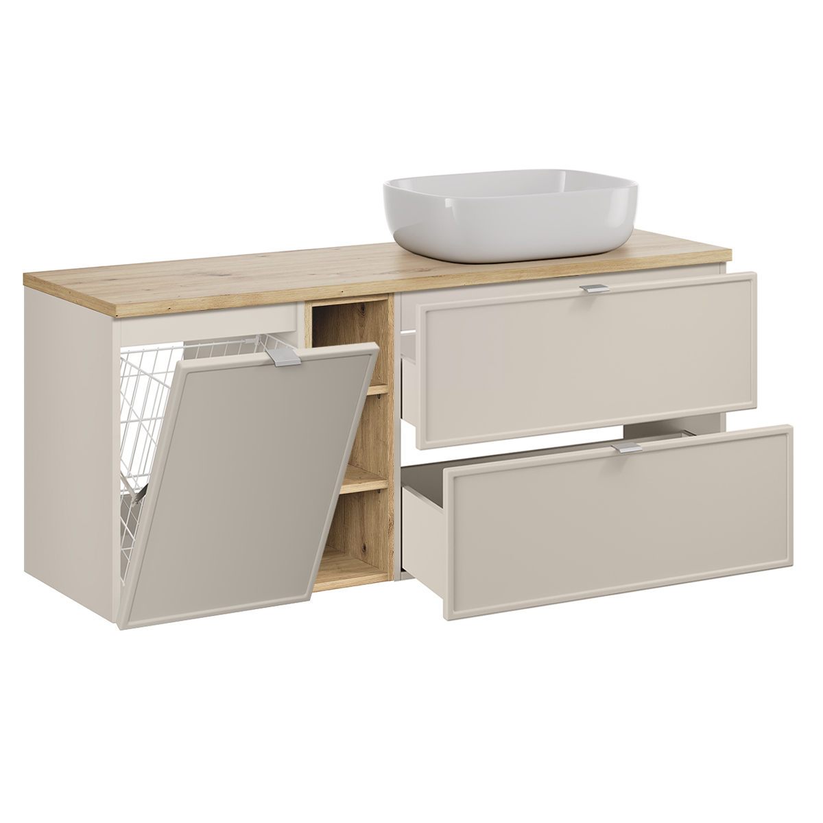 Alba_beige_salle_de_bain_140cm_niche_panier-linge_meuble_simple_vasque_SMILE50_3