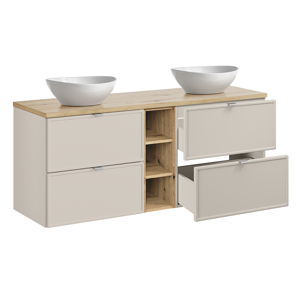 Alba_beige_salle_de_bain_140cm_niche_meuble_double_vasque_LOLA_2