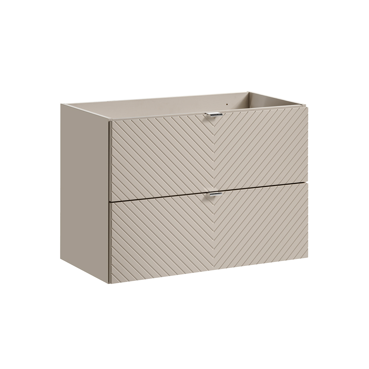 Meuble sous-vasque 80cm 2 tiroirs Manoa Cachemire