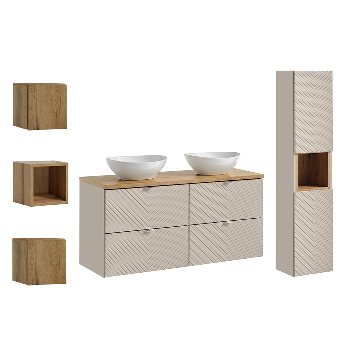 Manoa_cachemire_bois_salle_de_bain_pack_120cm_simple_vasque_posee_4_tiroirs_3_armoires_1