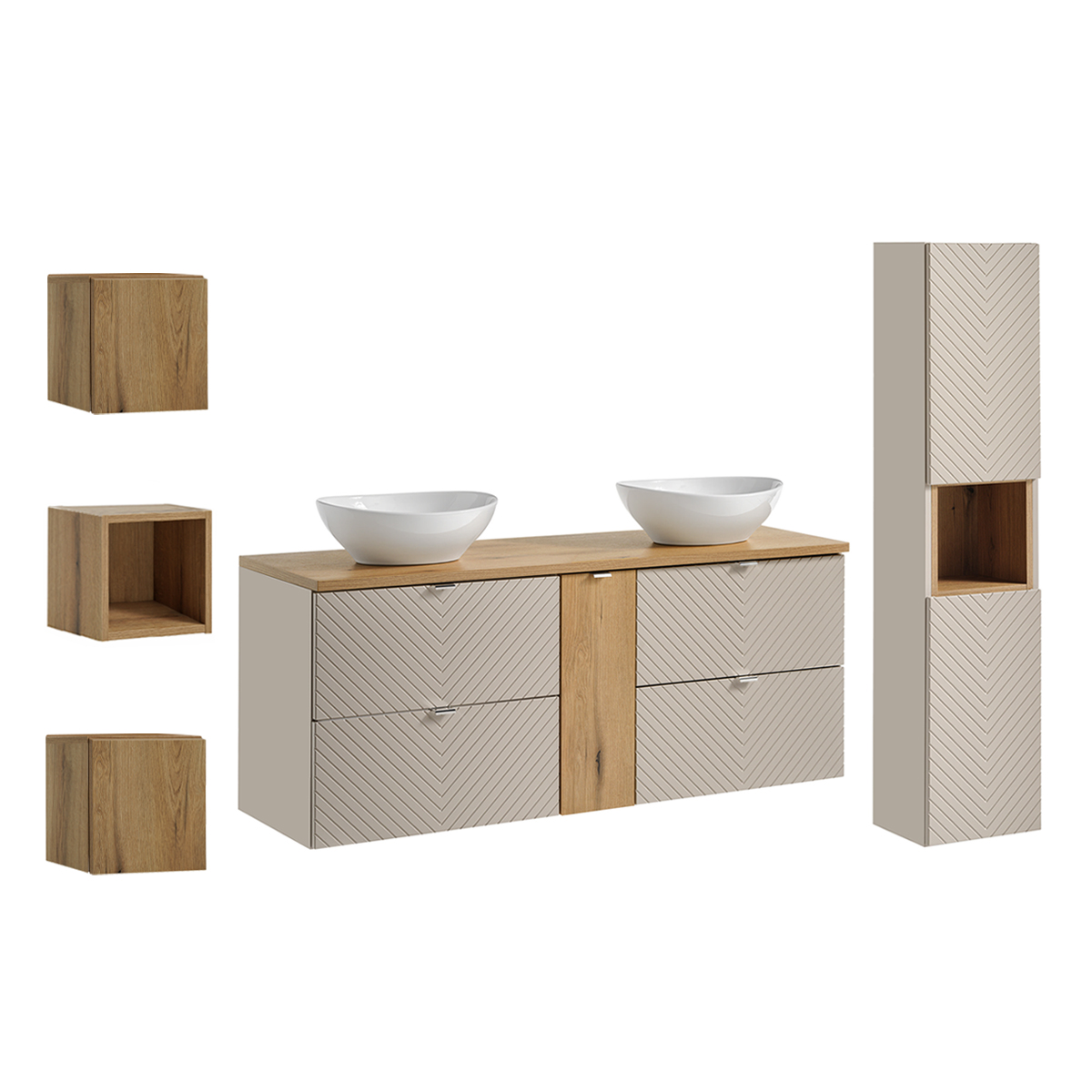 Manoa_cachemire_bois_salle_de_bain_pack_140cm_double_vasque_posee_5_tiroirs_3_armoire_1