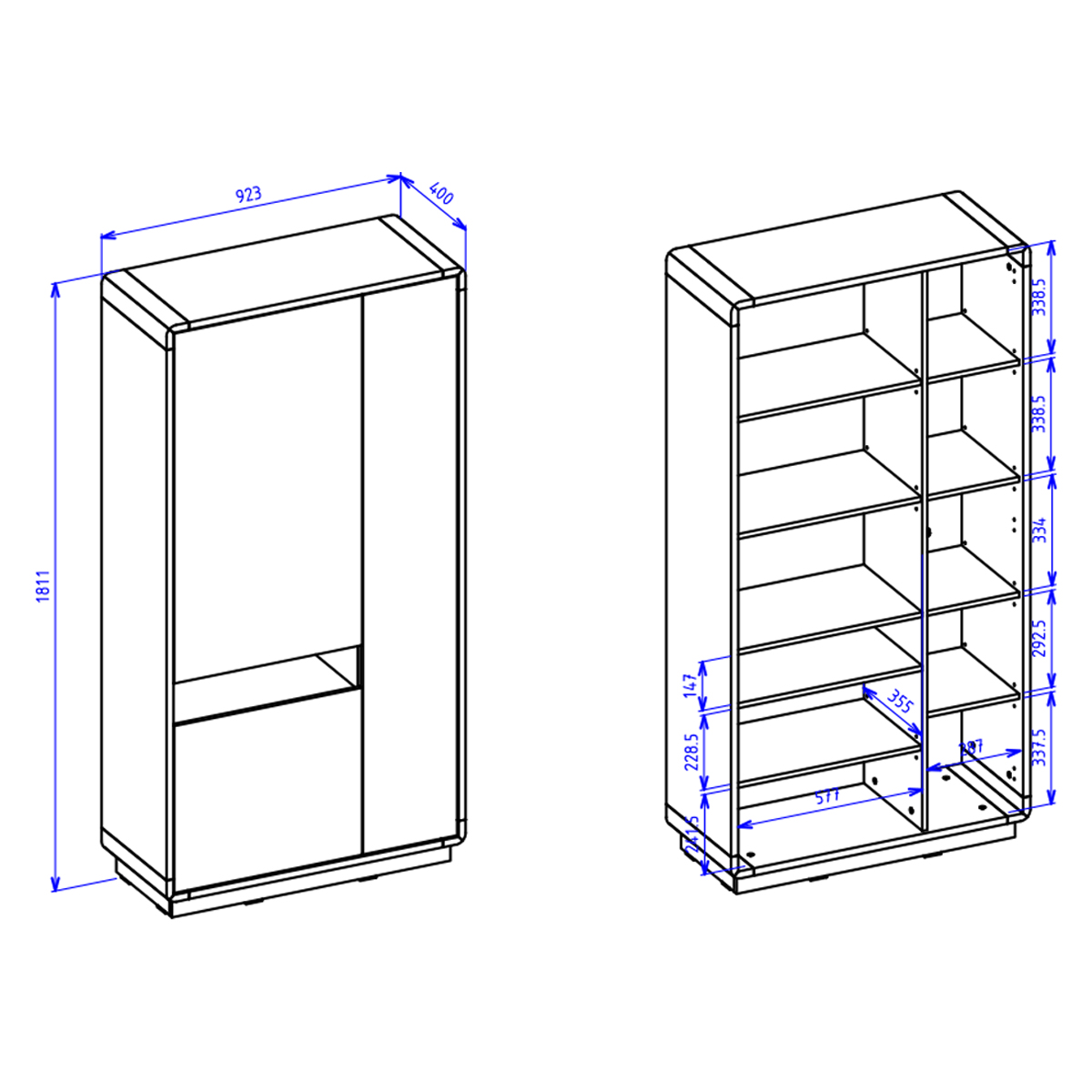Raven_bois_noir_armoire_3portes_dimensions