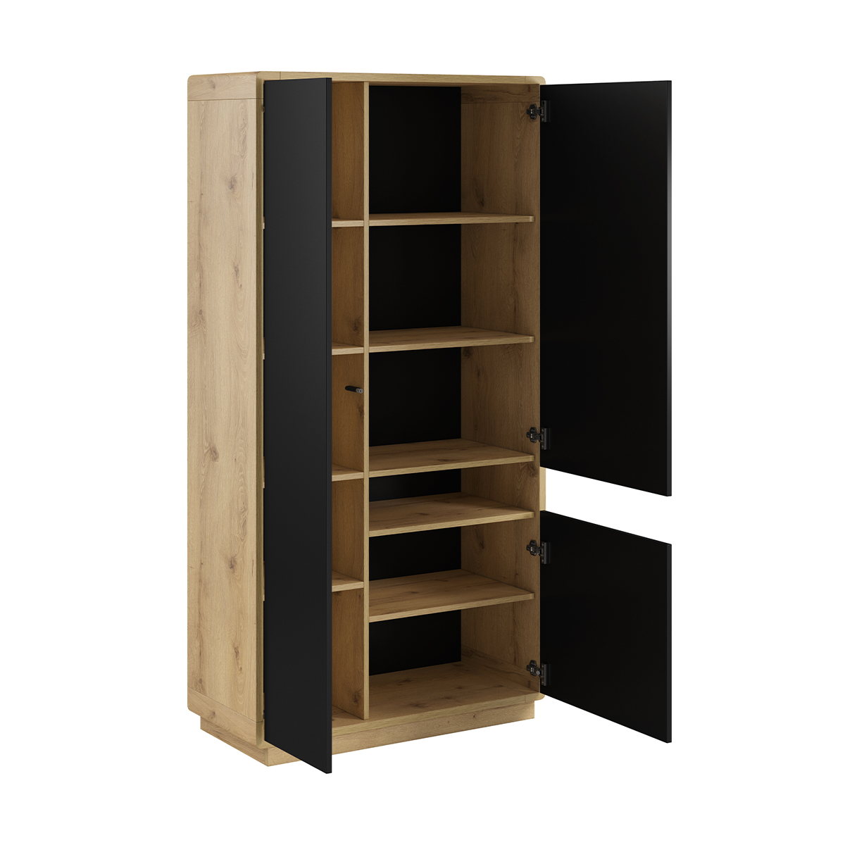 Raven_bois_noir_armoire_3portes_3