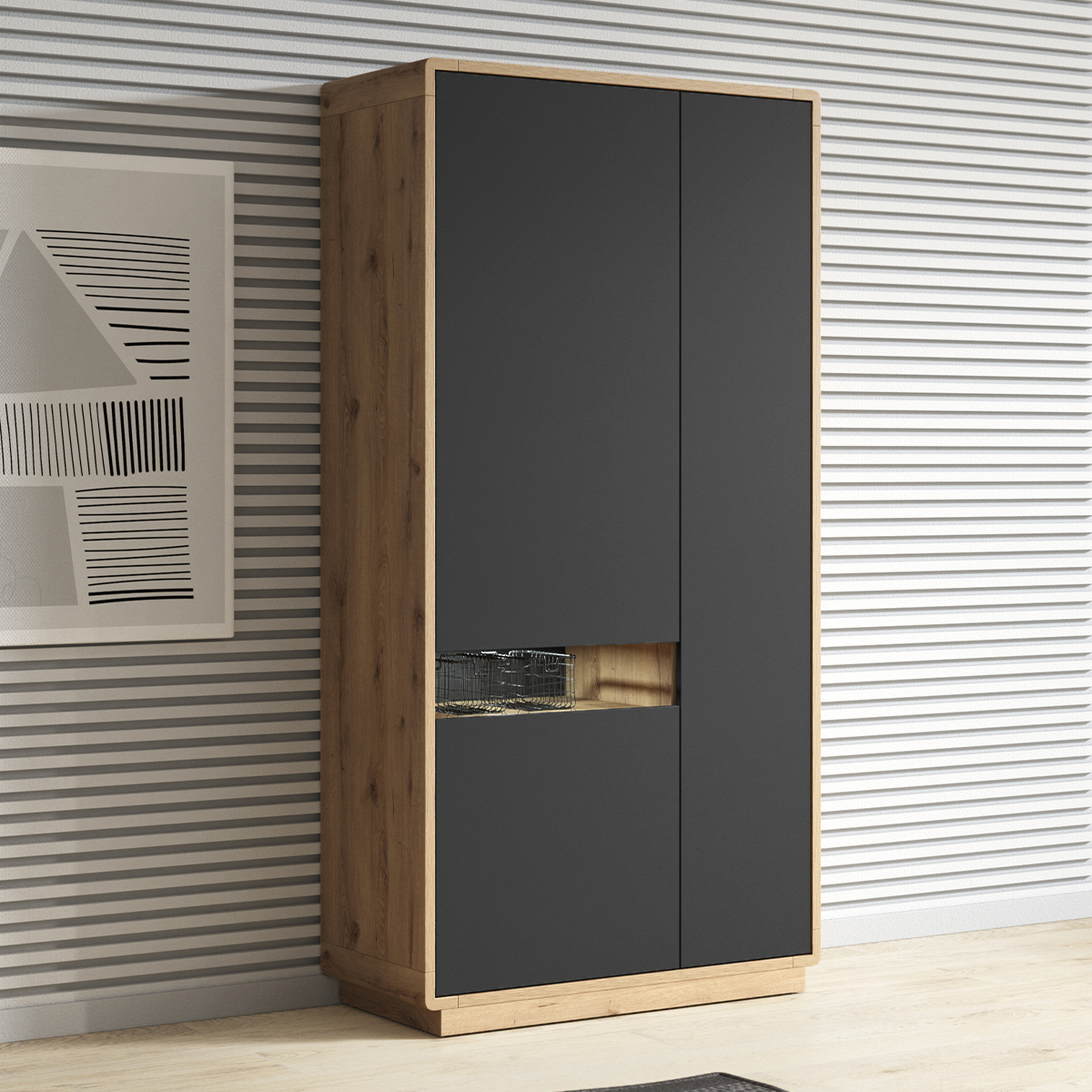 Raven_bois_noir_armoire_3portes_4