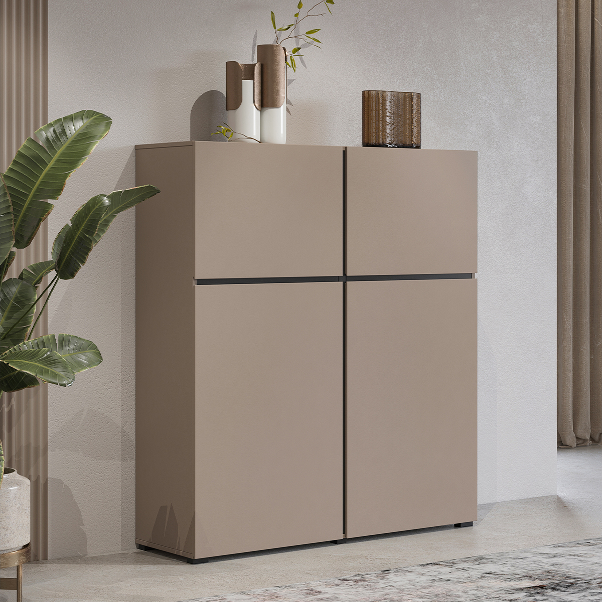 Lilia_taupe_buffet_4portes_4