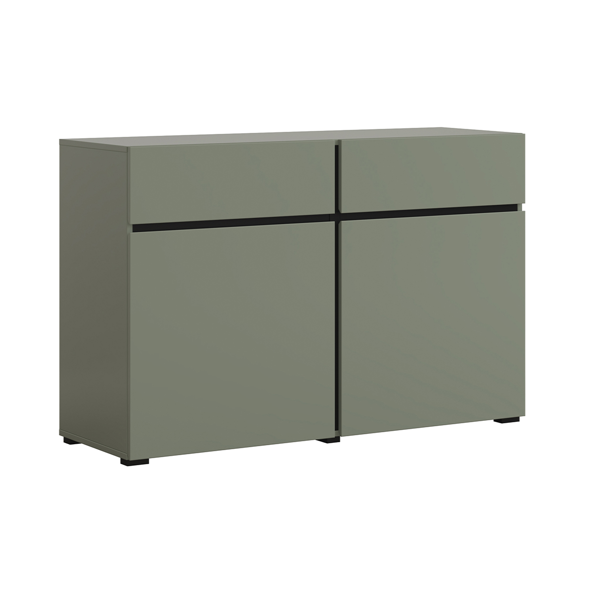 Buffet 2 portes 2 tiroirs Lilia Vert