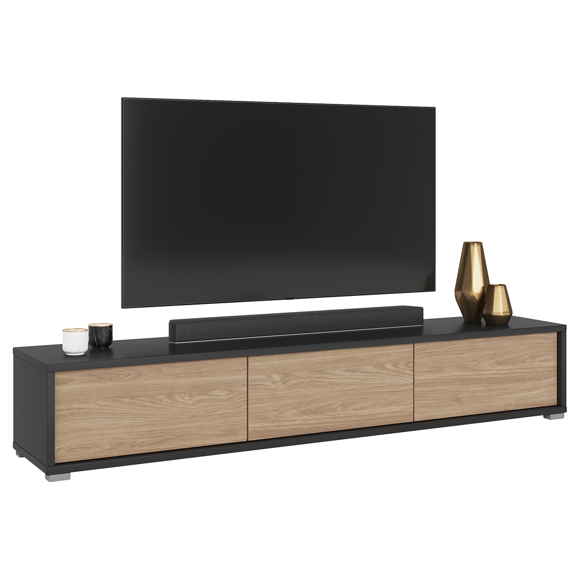Idra_gris_bois_meuble_TV_3portes_2