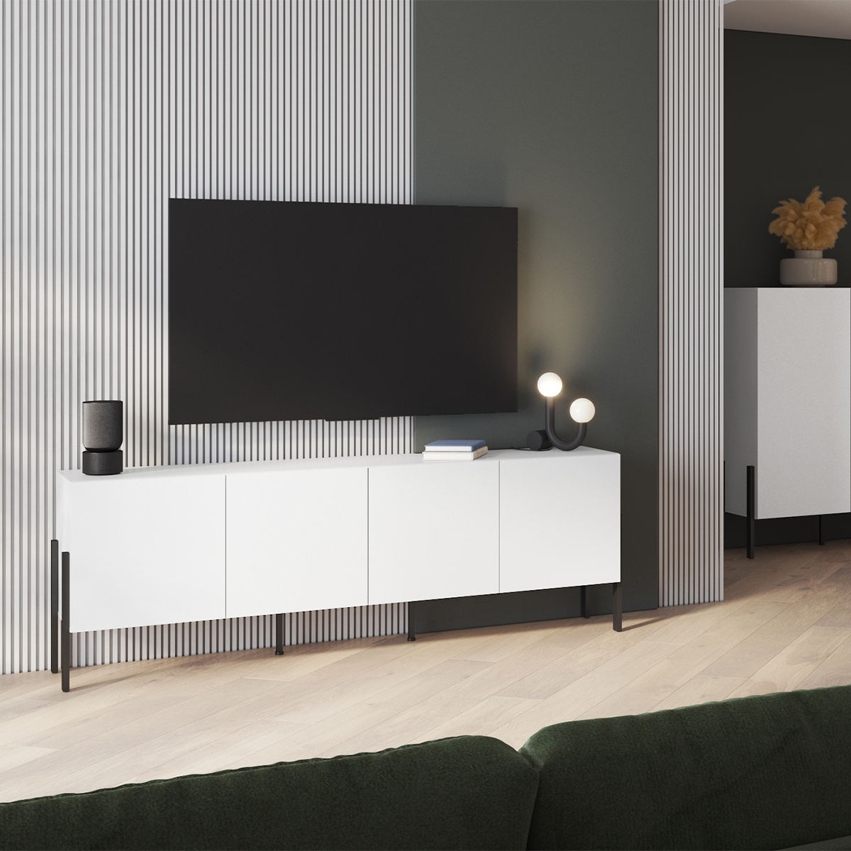 Berenice_blanc_meuble_TV_4portes_4