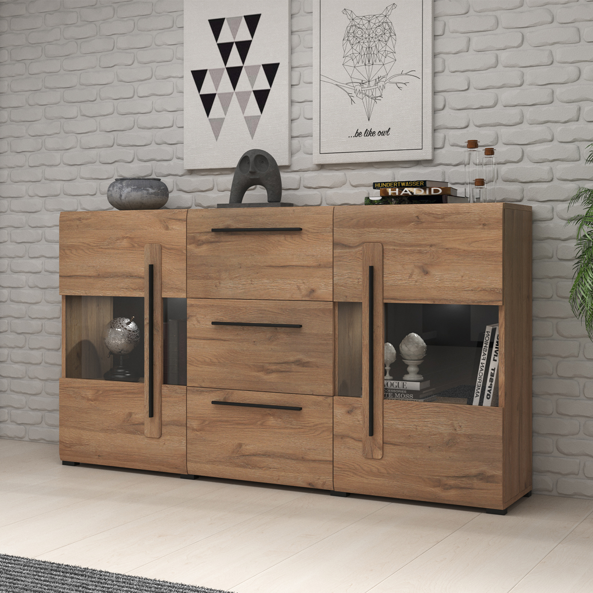 Louis_bois_buffet_2portes_vitrees_2