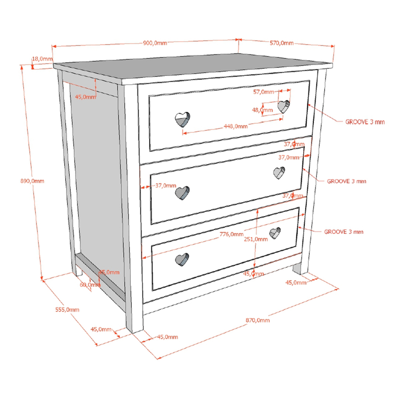vipack-amori-commode-3tiroirs-dimensions