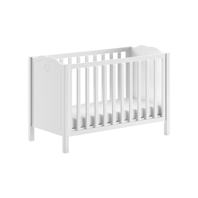 Lit bébé 60x120 Vipack Amori Blanc