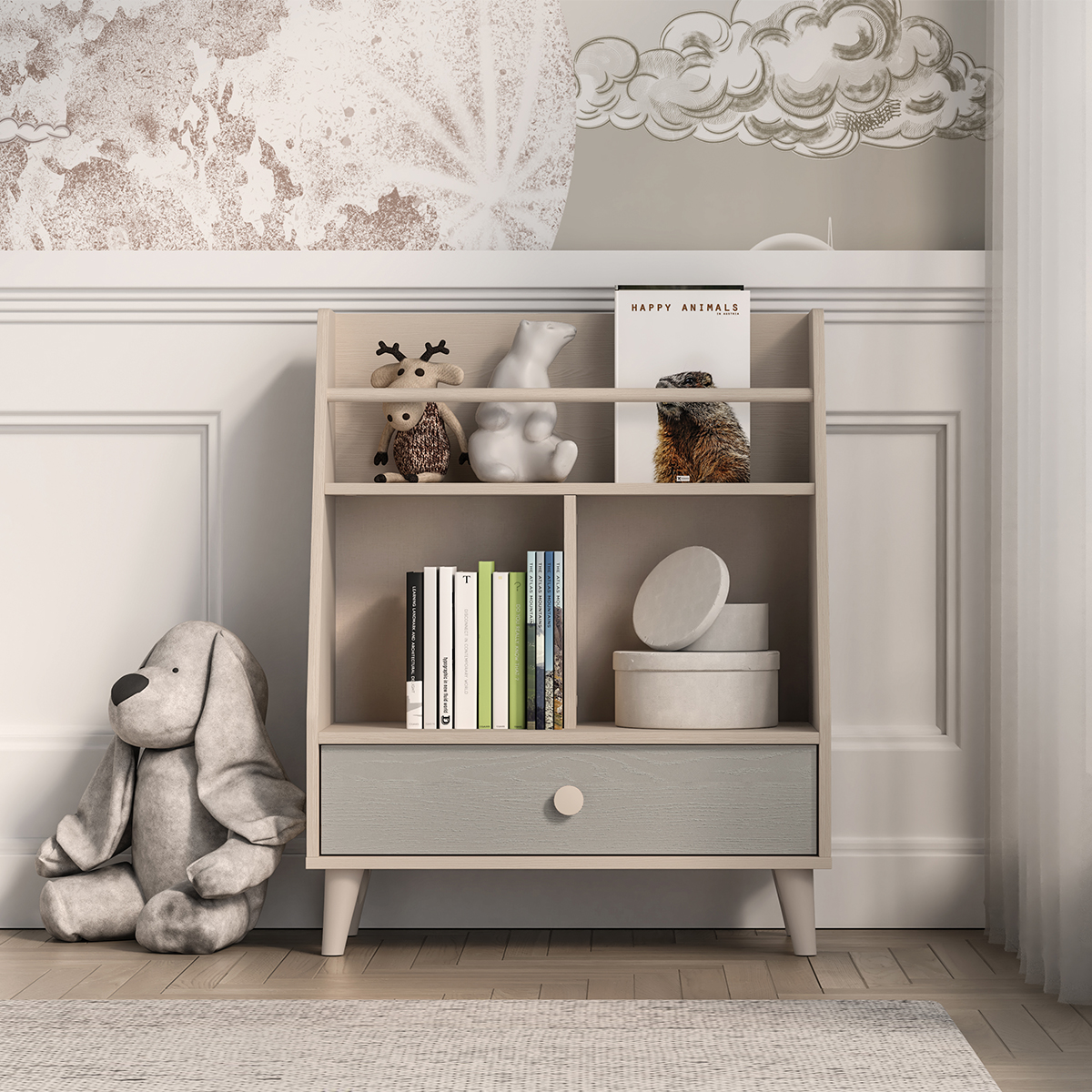 Alycia_beige_gris_petite_bibliotheque_3