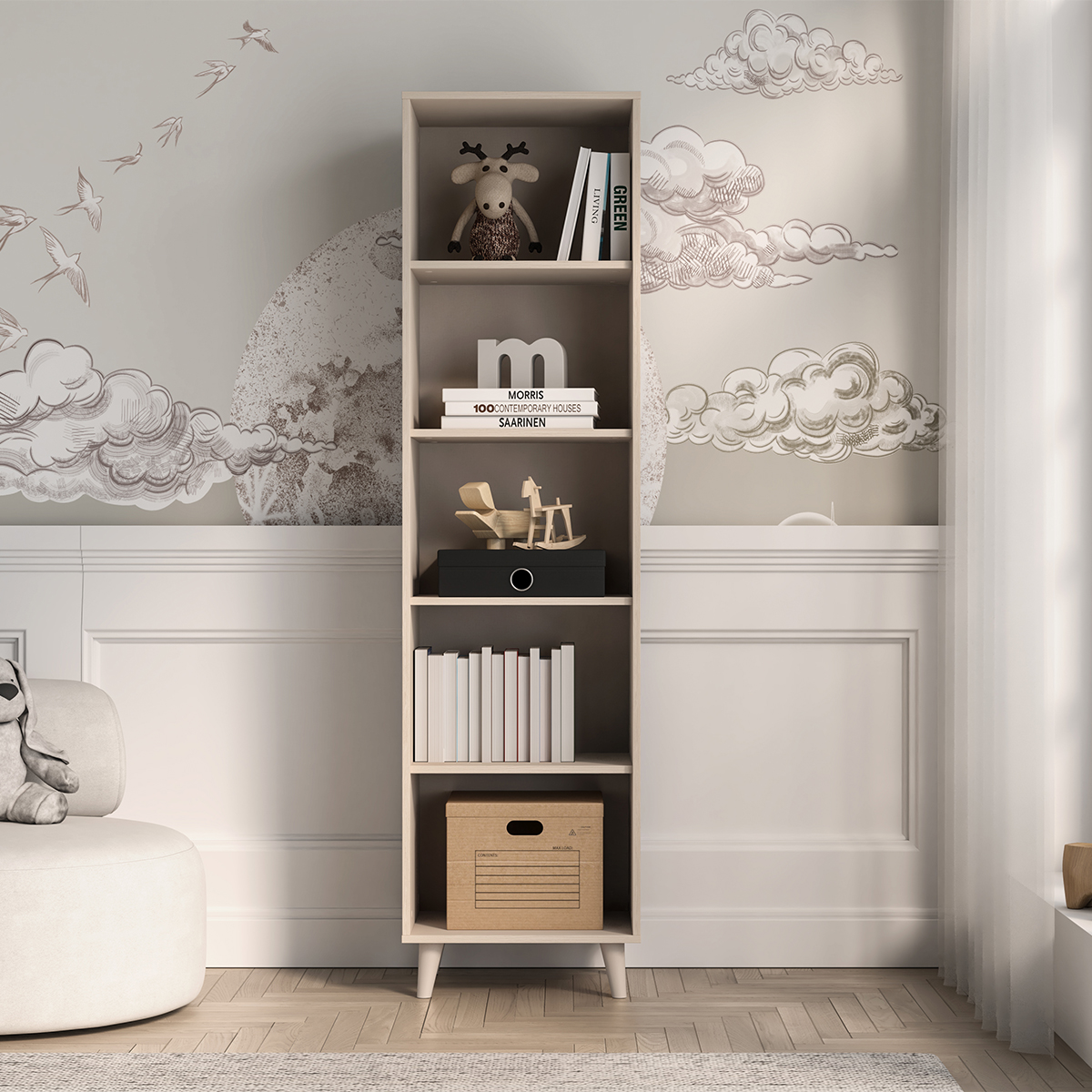 Alycia_beige_bibliotheque_colonne_2