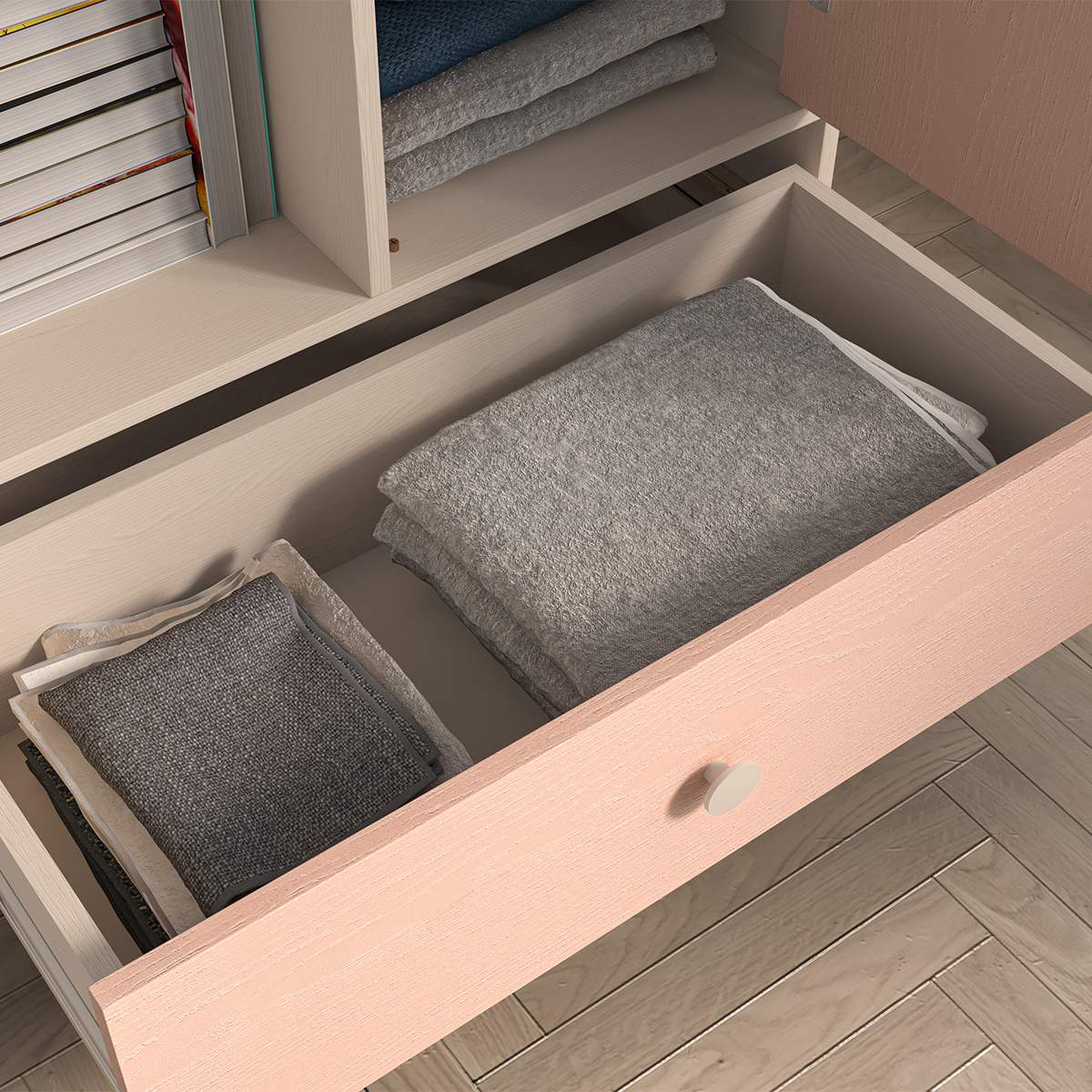 Alycia_beige_rose_bibliotheque_4