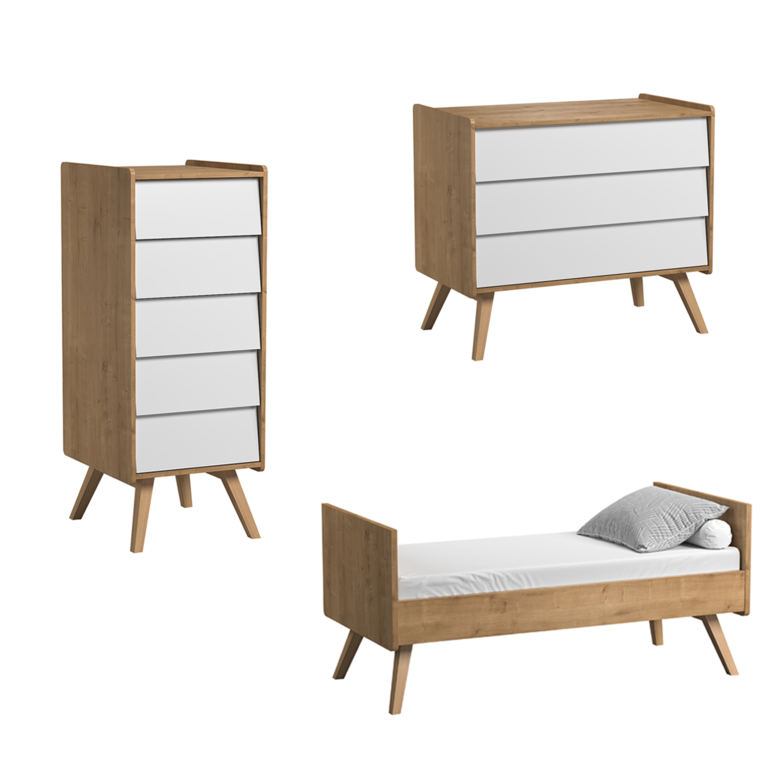 vox-vintage-pack-3p-chiffonier-commode-lit-70-140-blanc