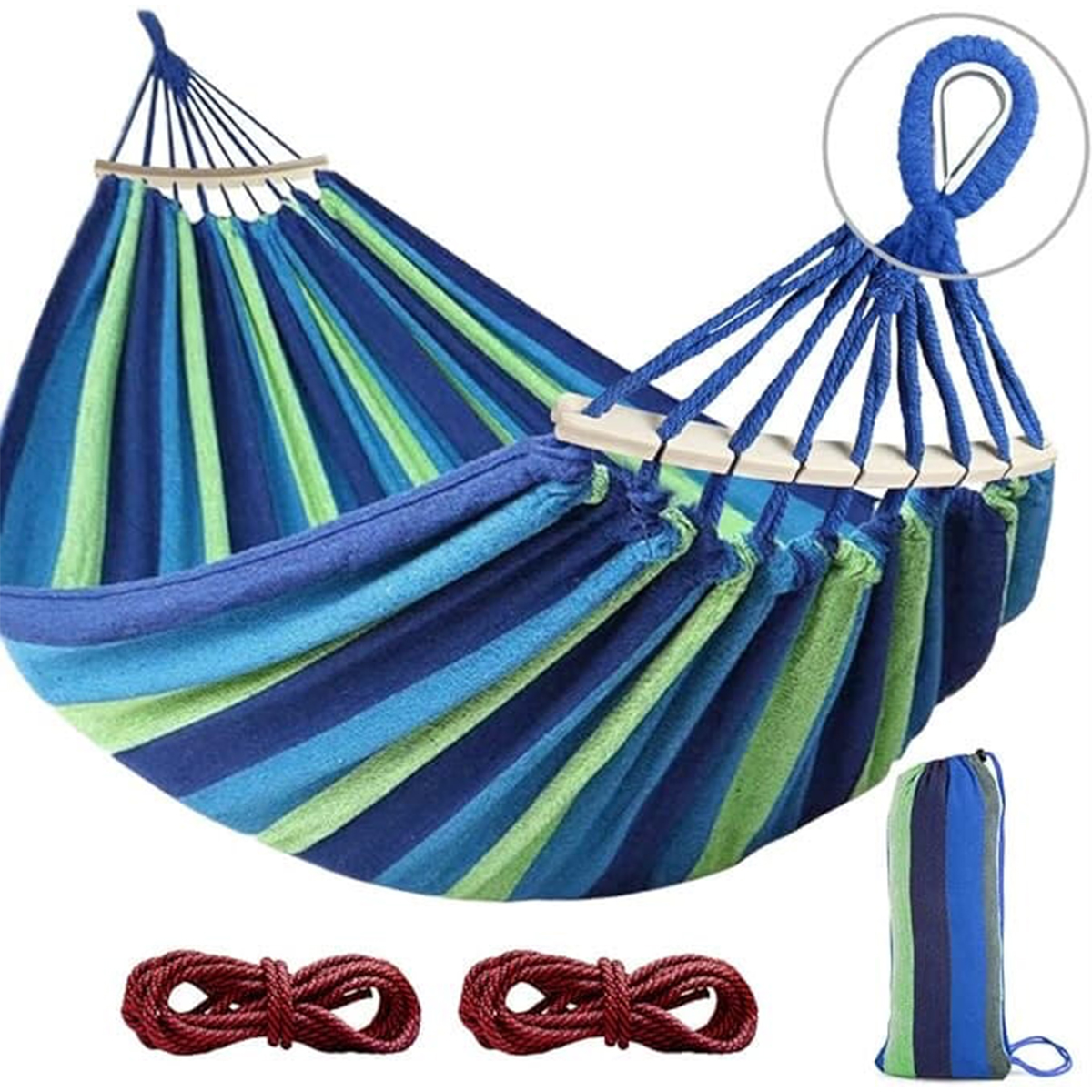 Hamac XL Hanoi Bleu et Vert