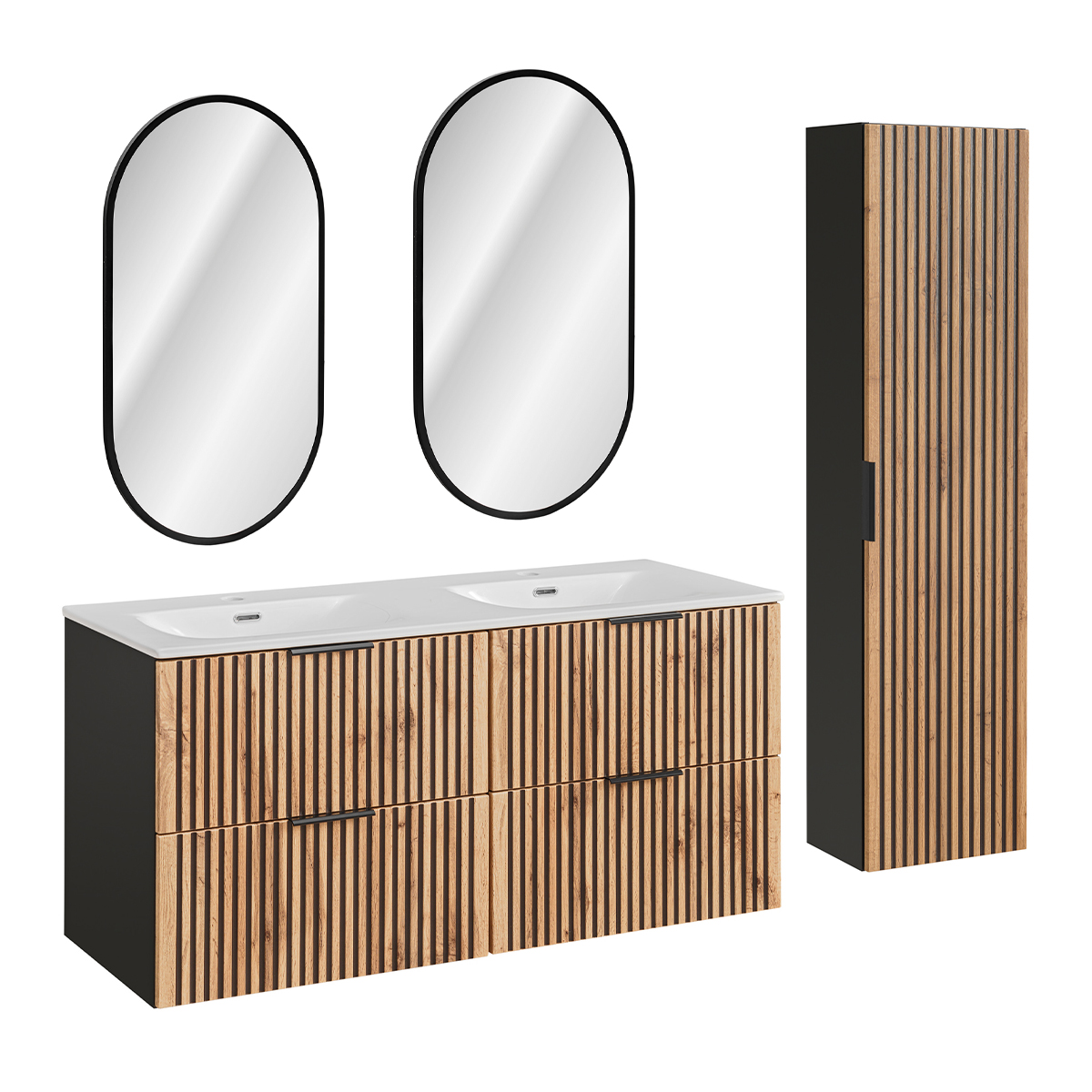 Gaia_bois_noir_pack_120cm_encastree_miroir_2