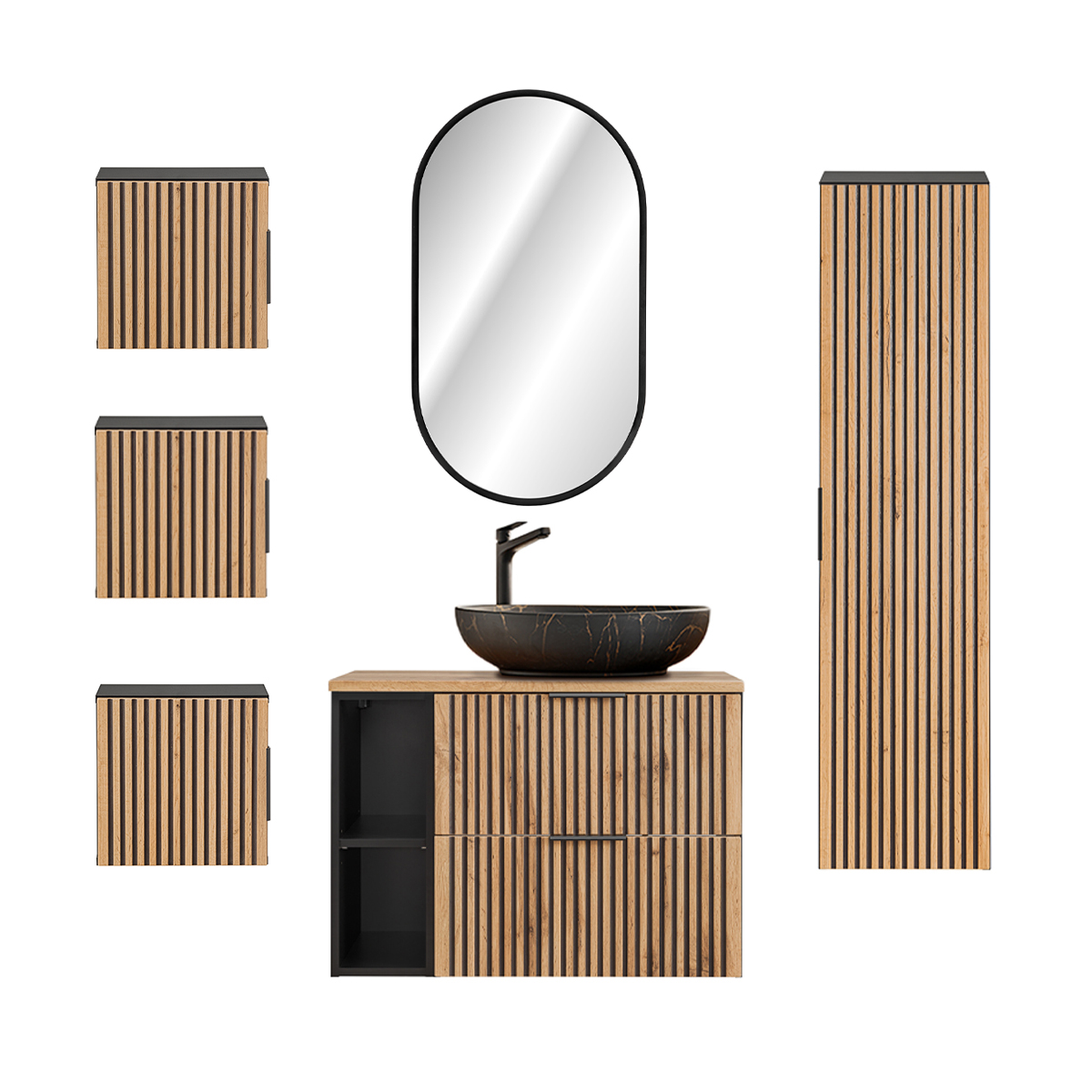 Gaia_bois_noir_pack_80cm_niche_3_armoires_miroir_2