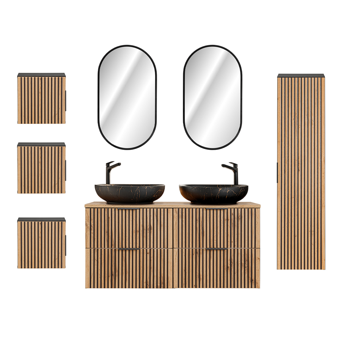 Gaia_bois_noir_pack_120cm_3_armoires_miroir_2