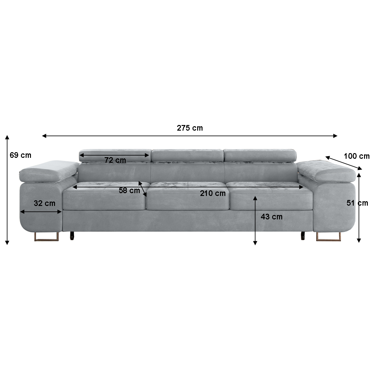 Canapé_convertible_3_places_Wilson_velours_Gris_4