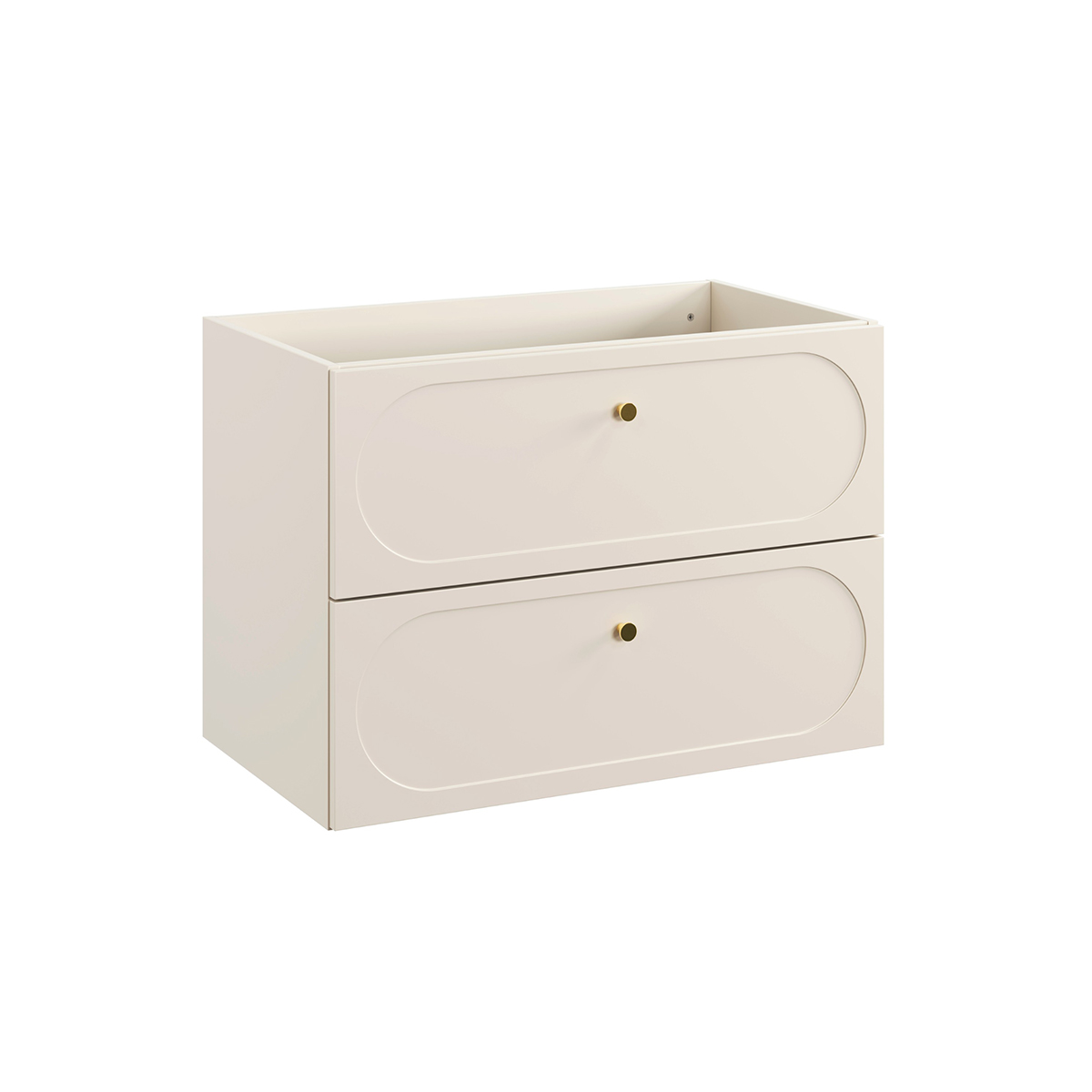 Meuble sous-vasque 80cm Sanae Beige sable