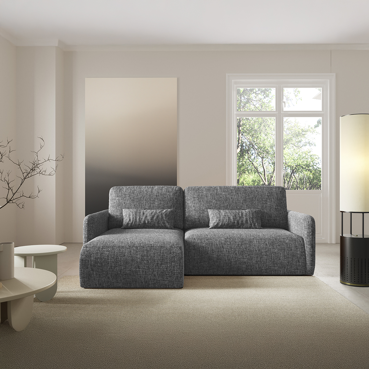 Canapé_dangle_réversible_et_convertible_3_places_avec_coffre_Lazare_Gris_foncé_4