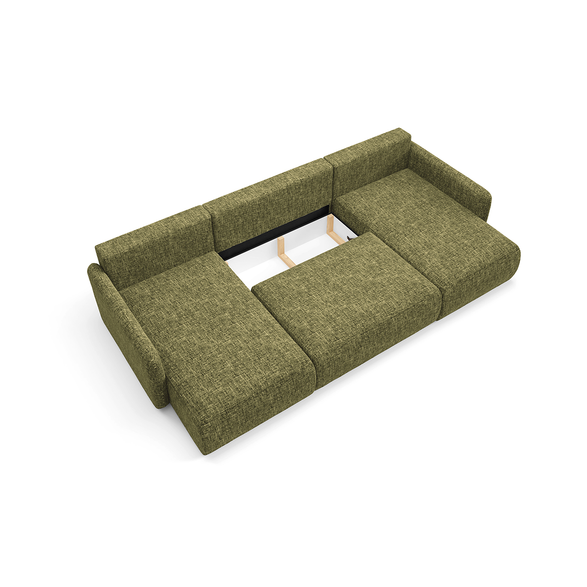 Canapé_U_convertible_4_places_avec_coffre_Lazare_Vert_5