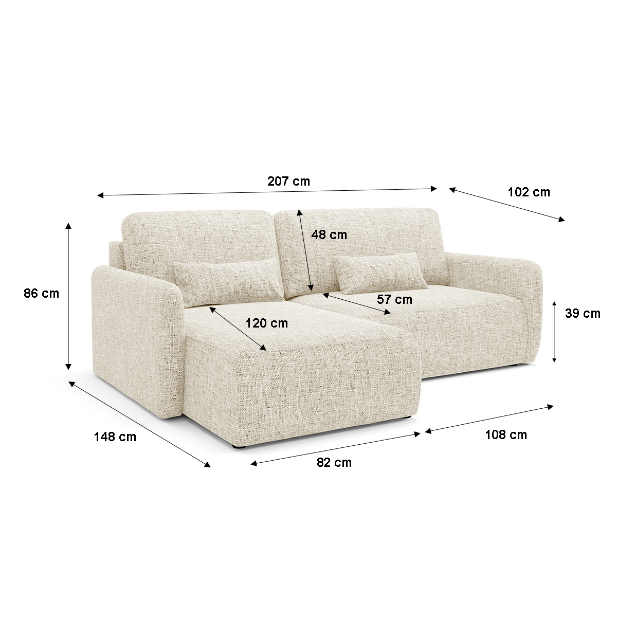 Canapé_dangle_réversible_et_convertible_3_places_avec_coffre_Lazare_Blanc_cassé_7_dimensions_ok