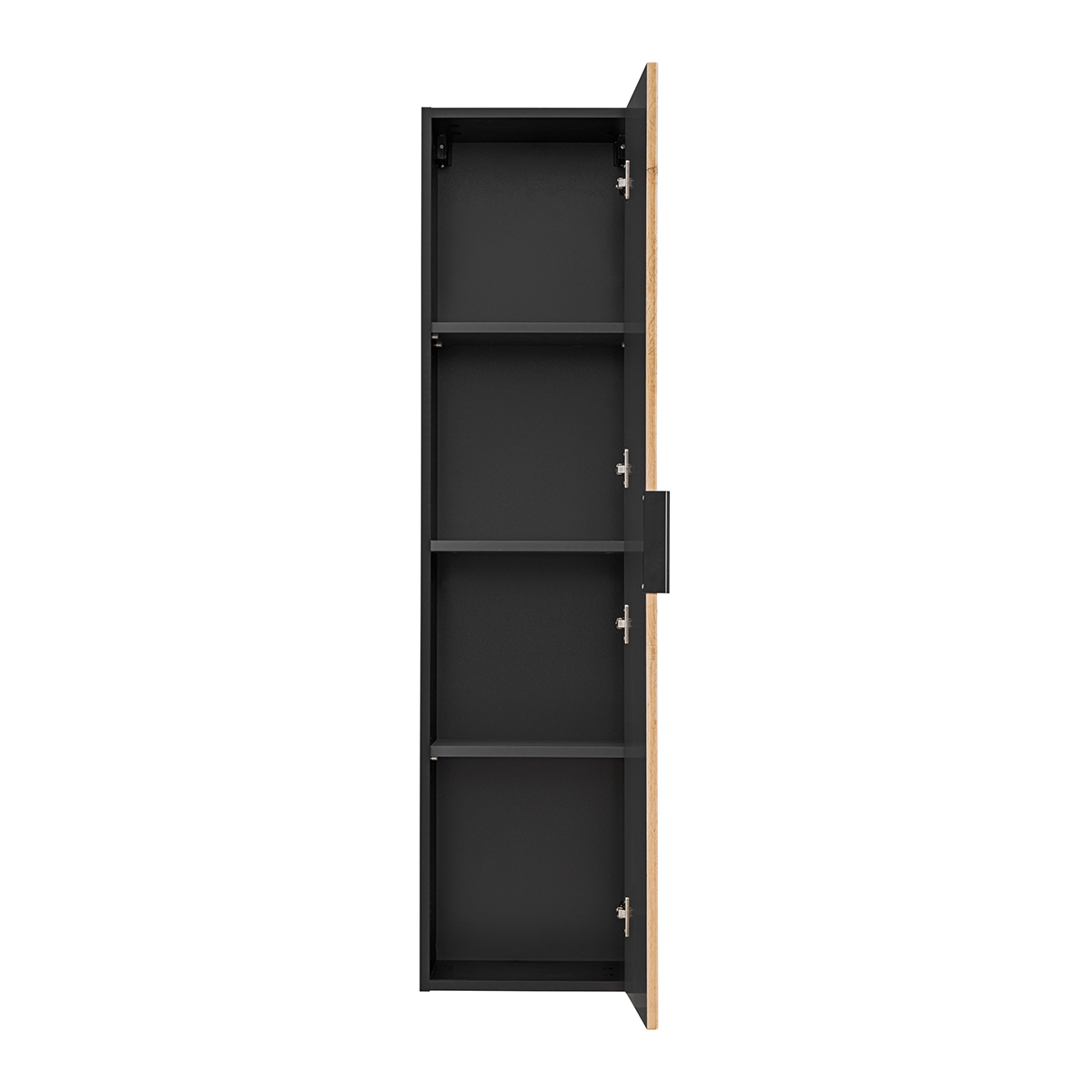 Gaia_salle_de_bain_60cm_ensemble_simple_vasque_encastree_noir_colonne_miroir_LED_4