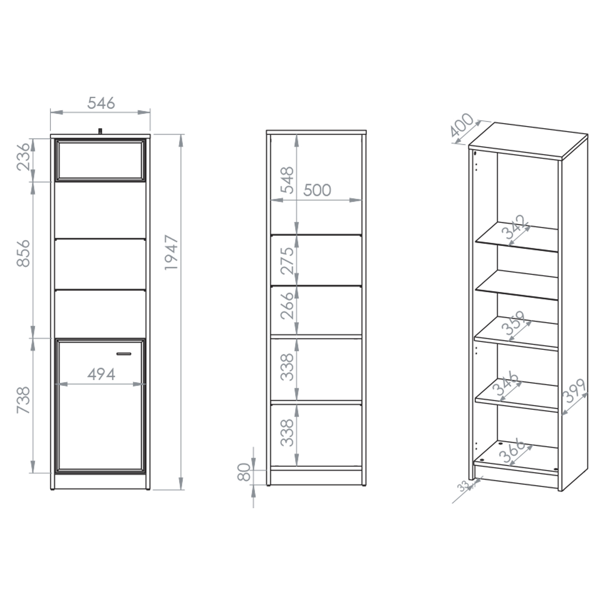 Kaius_cachemire_bois_vitrine_dimensions