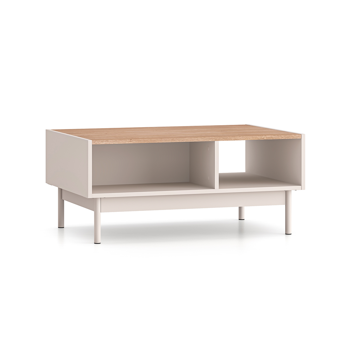 Table basse Connie Cachemire et Bois