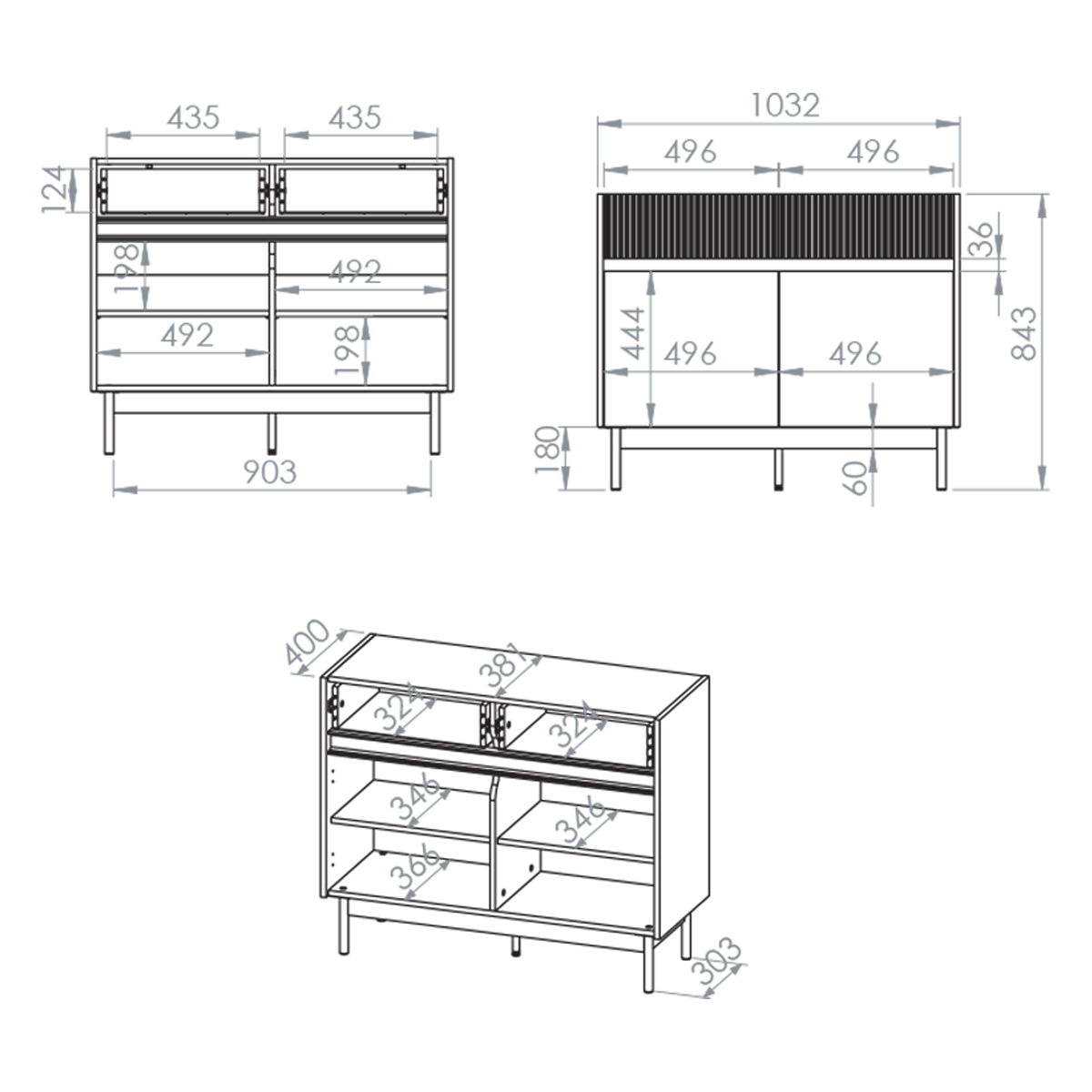 Connie_cachemire_bois_buffet_2portes_2tiroirs_dimensions