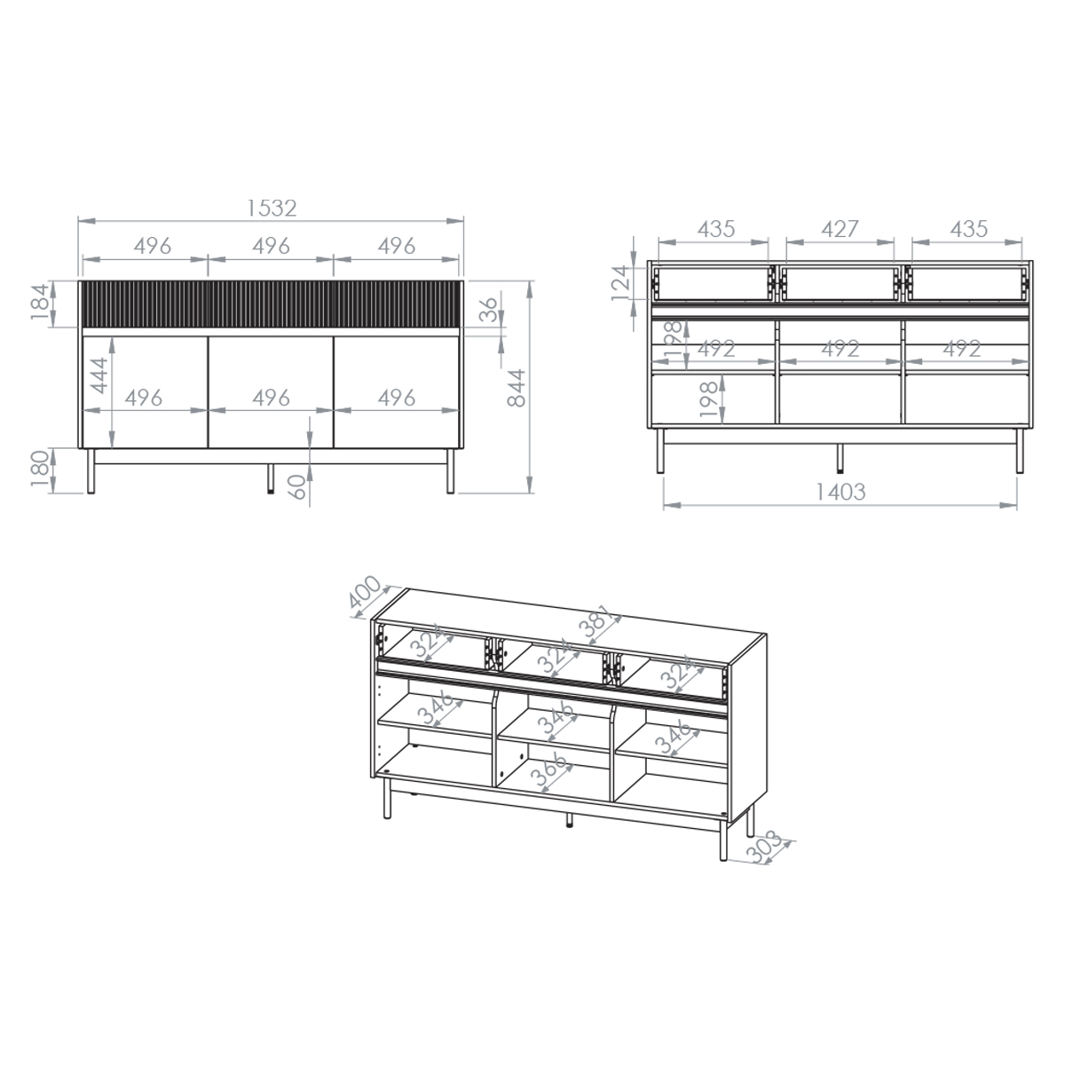 Connie_cachemire_bois_buffet_3portes_3tiroirs_dimensions