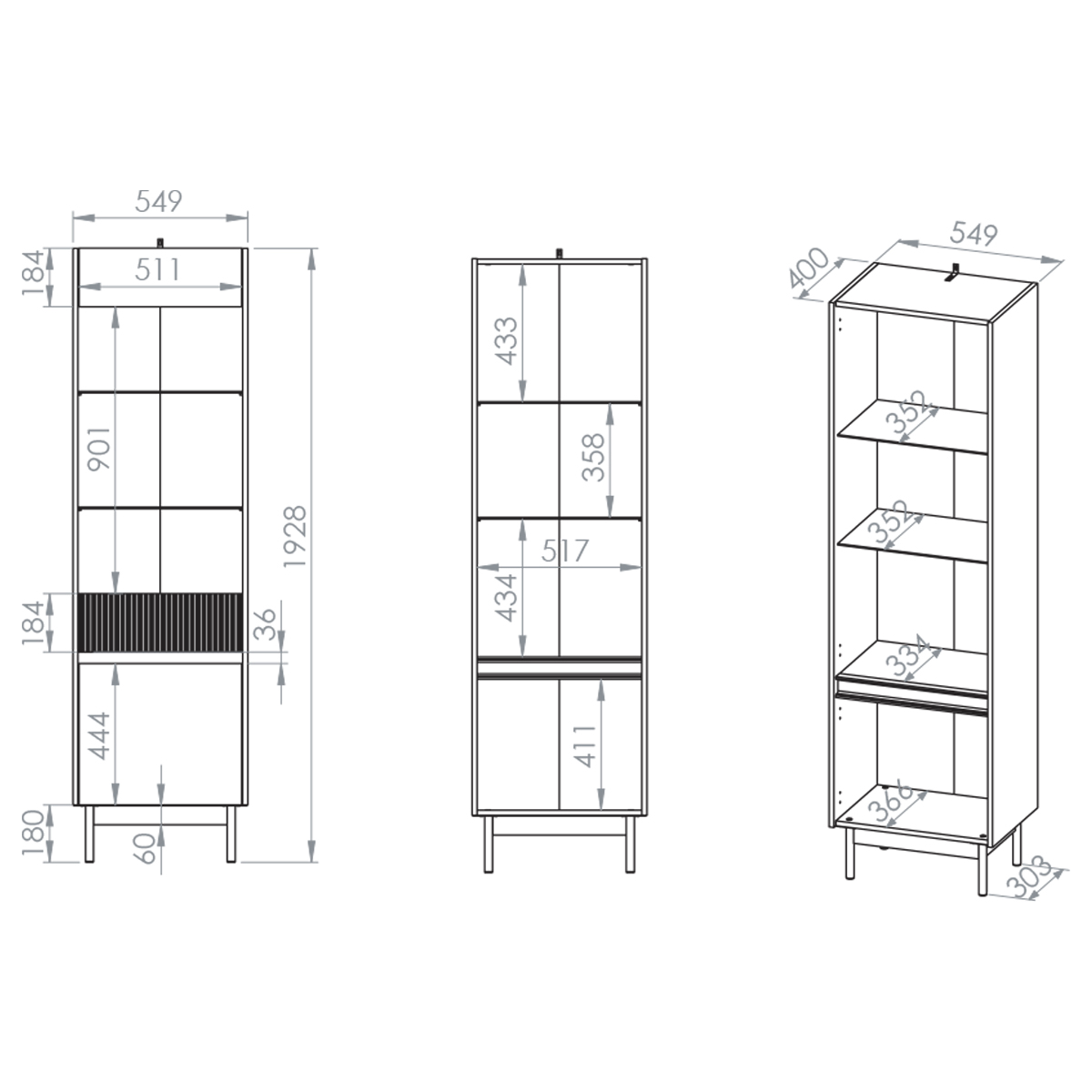 Connie_cachemire_bois_vitrine_dimensions