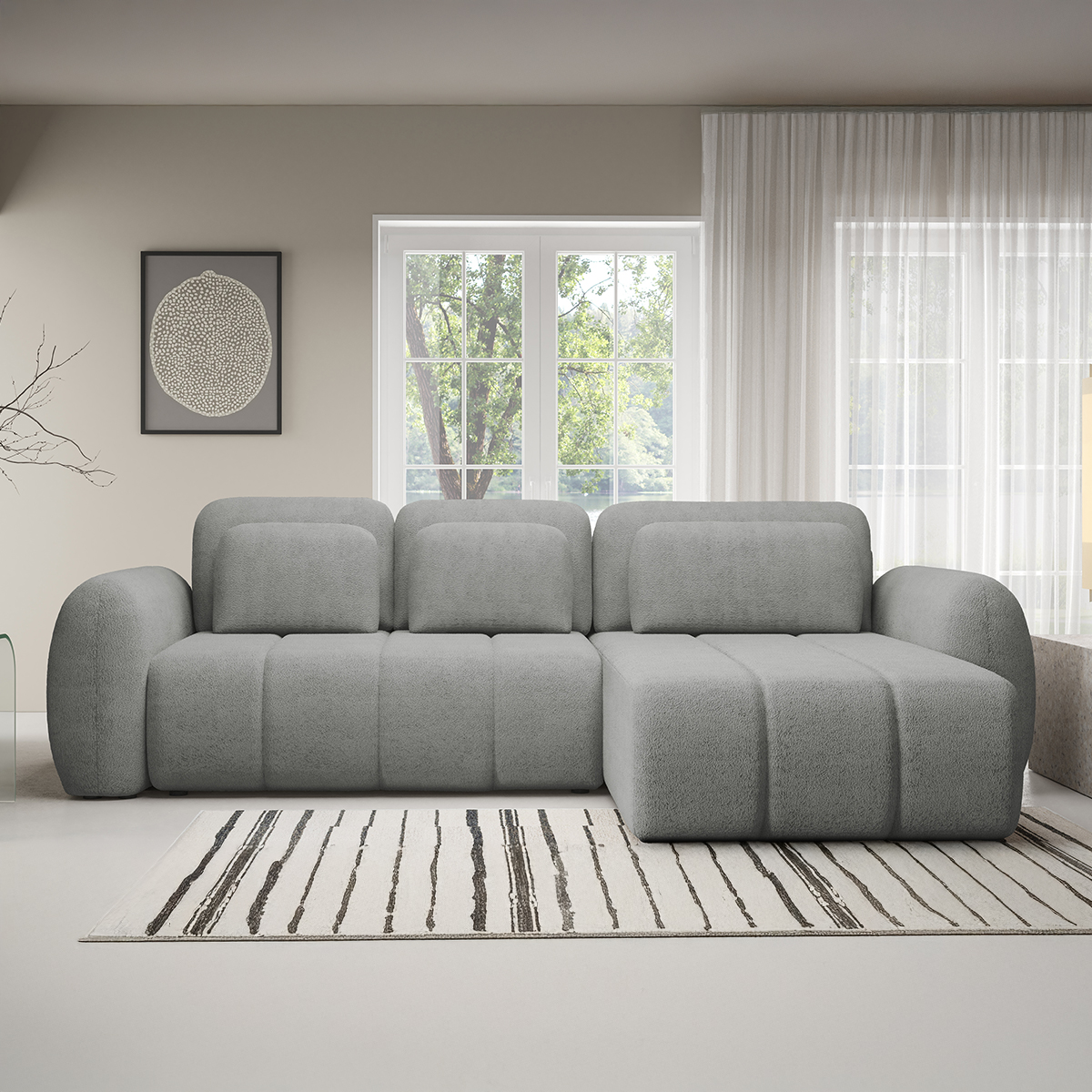 Canapé_angle_convertible_reversible_3_places_avec_coffre_Cesar_Gris-clair_2