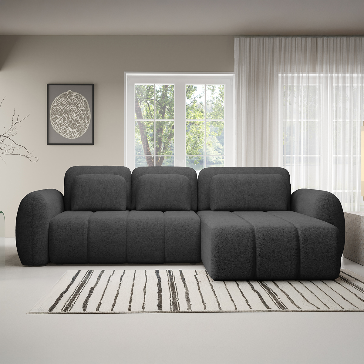 Canapé_angle_convertible_reversible_3_places_avec_coffre_Cesar_Gris-foncé_2