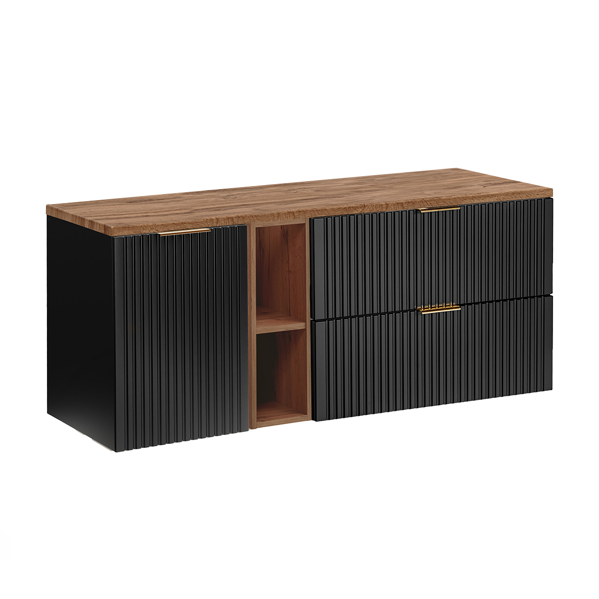 Adriel_noir_bois_140cm_panier_linge_niches_sous_vasque_2