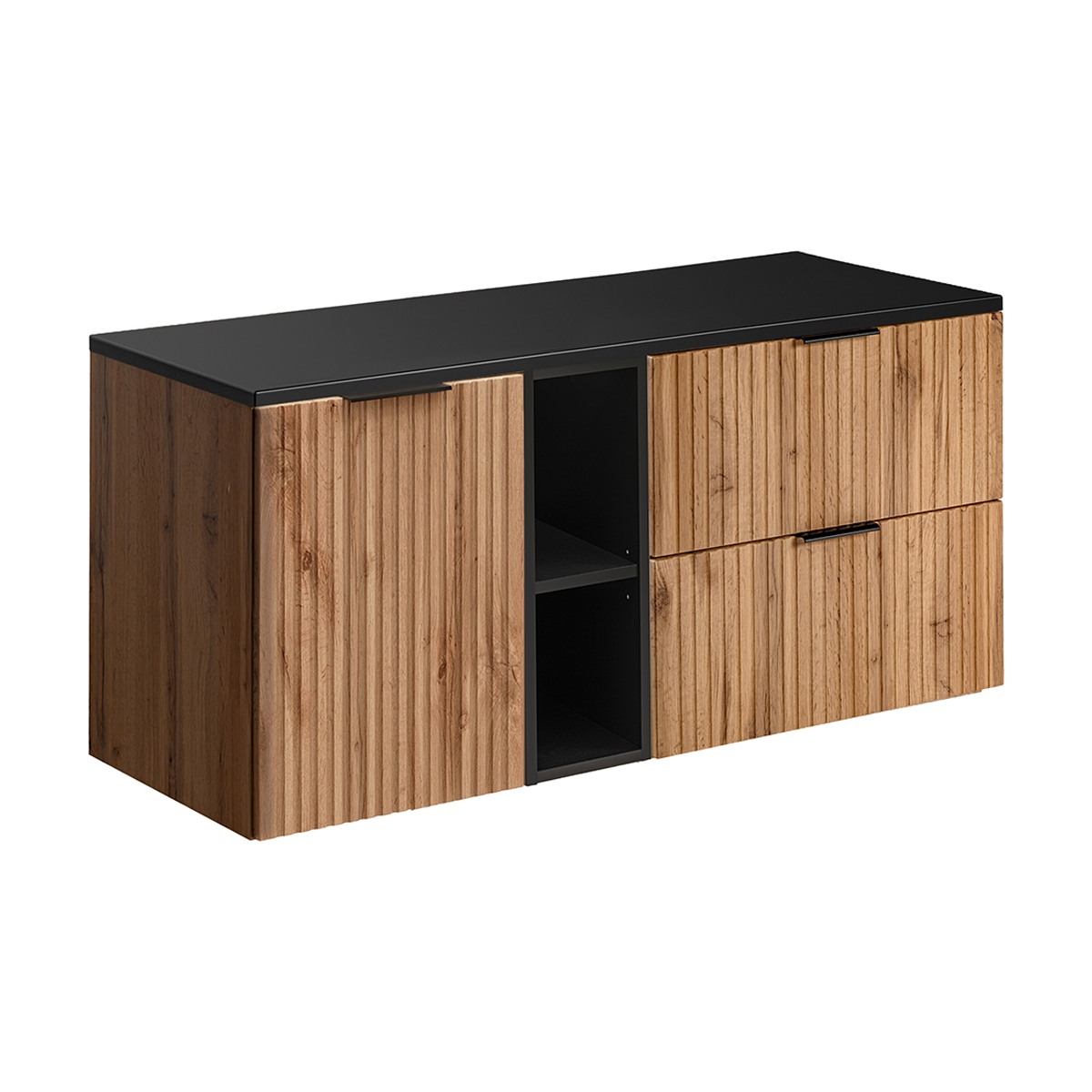 Adriel_bois_noir_120cm_panier_linge_niches_sous_vasque_2