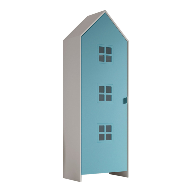 Armoire 1 porte Vipack Bruges Bleu