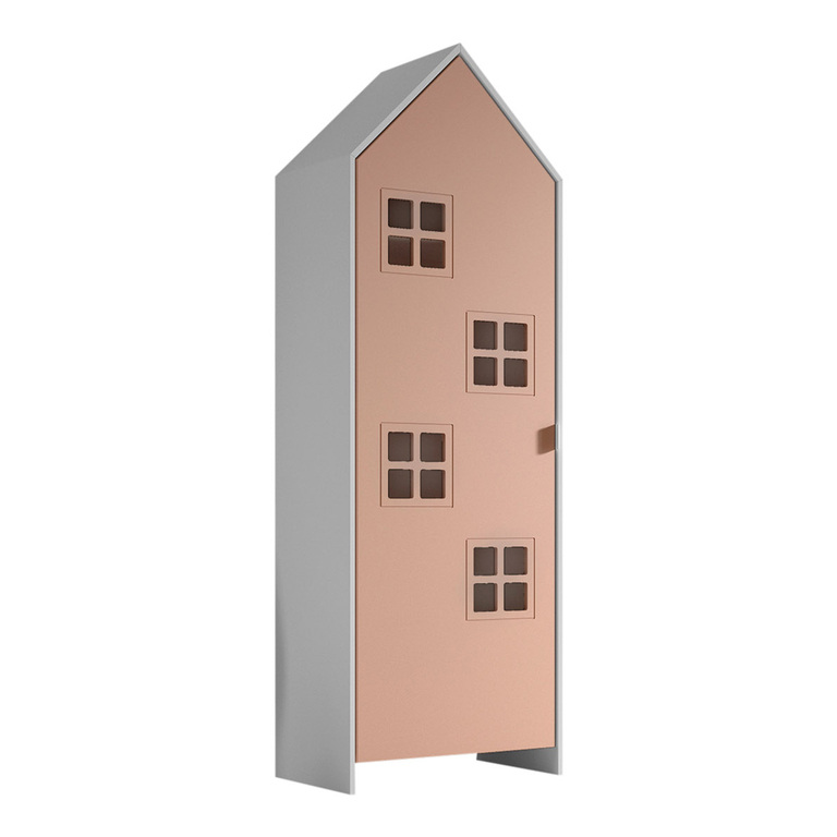 Armoire 1 porte Vipack Bruges Rose