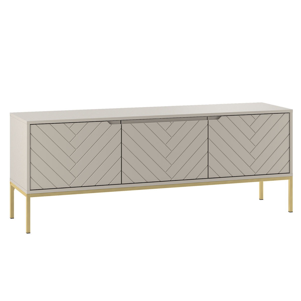 Meuble TV 3 portes 151 cm Daria Cachemire