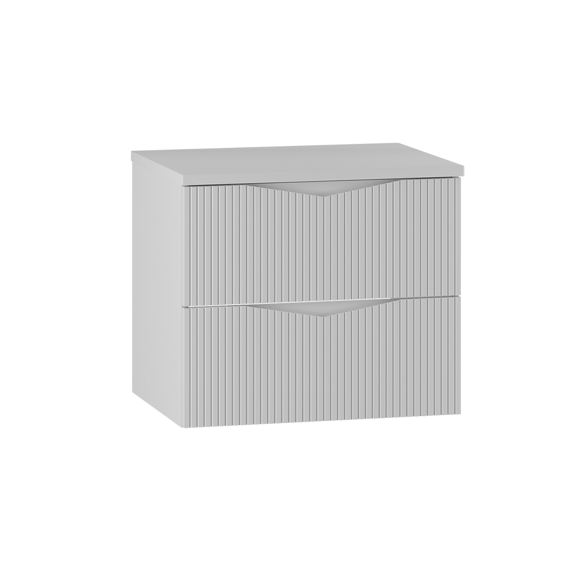 Meuble sous-vasque 60cm plan de toilette Tao Blanc