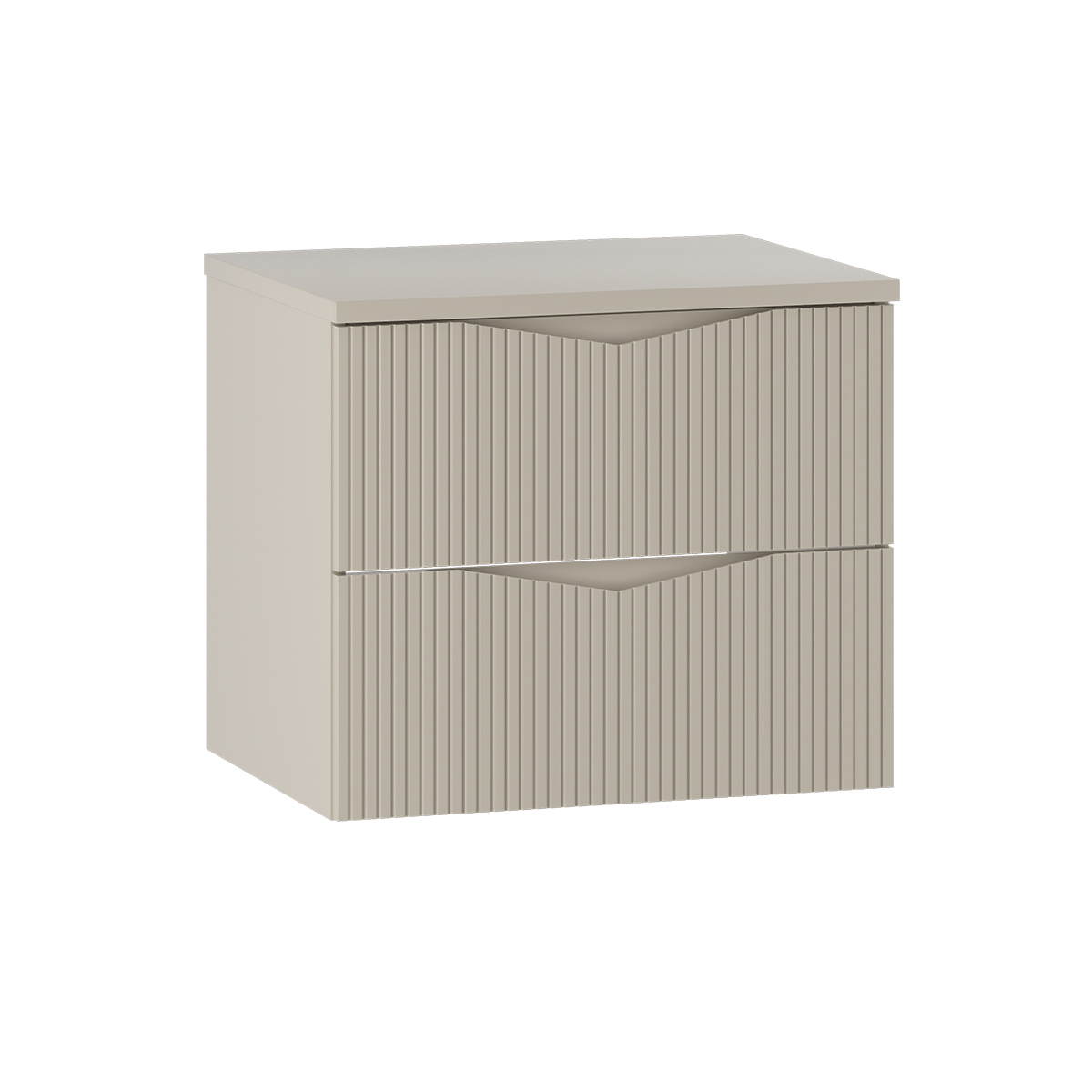 Meuble sous-vasque 60cm plan de toilette Tao Cachemire