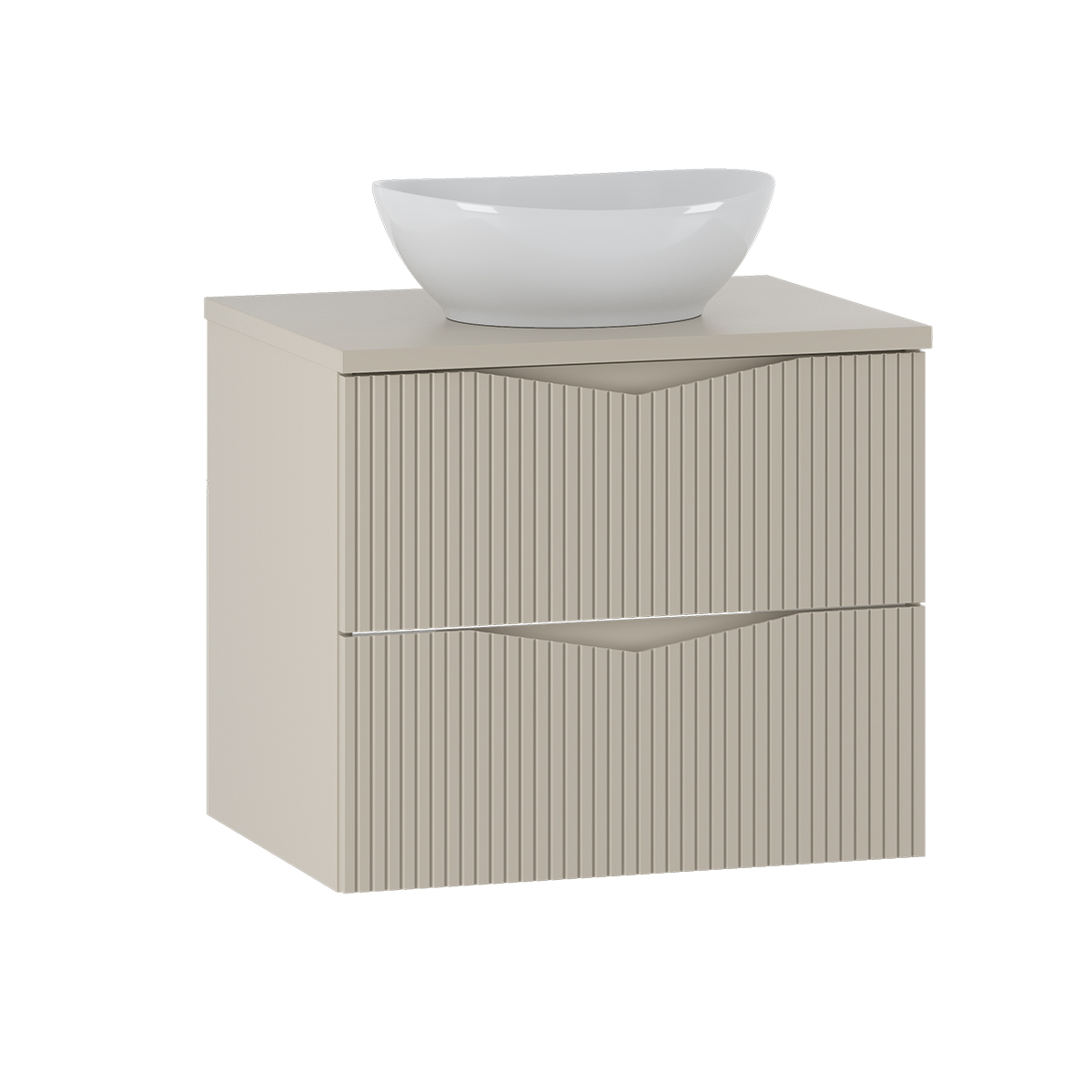 Meuble simple vasque 60cm Tao Cachemire